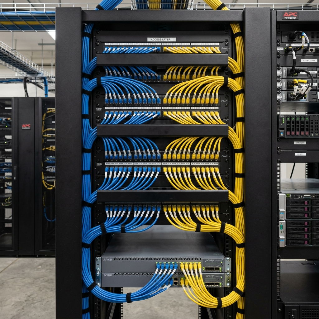 Structured Cabling and Network Rack Installation in Barmer Factory